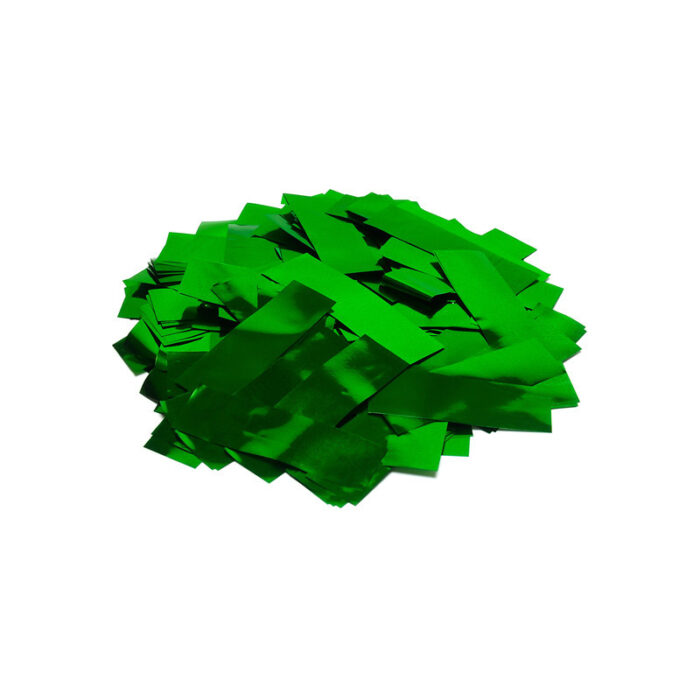 TCM FX - Metallic Konfetti Téglalapok 55x17mm - Zöld - 1 kg